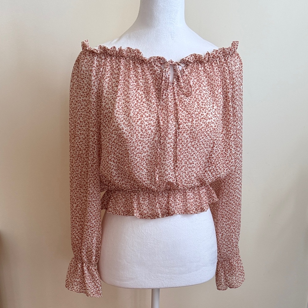 Floral Off-Shoulder Blouse